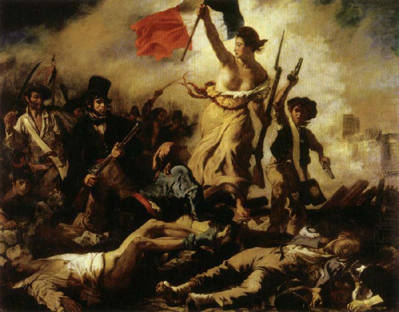 Eugene Delacroix Liberty Leading the People,july 28,1830 china oil painting image